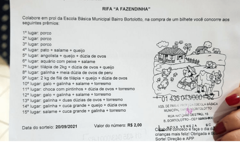 rifa da fazendinha