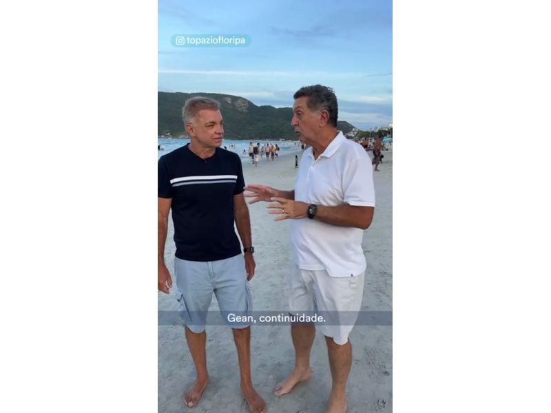 Gean Loureiro e Topázio Neto falam de continuidade administrativa