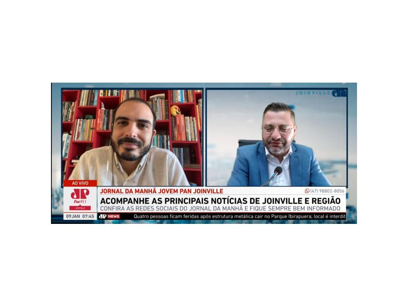 Upiara Boschi comenta na Jovem Pan Joinville a revogação da decisão judicial que impedia o governador Jorginho Mello de nomear o filho Filipe Mello na Casa Civil