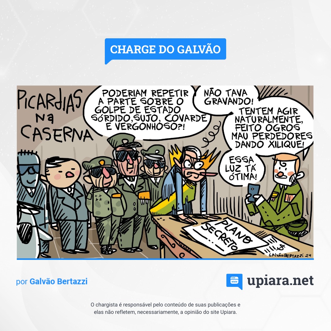 Galvão Bertazzi satiriza conteúdo das investigações da PF sobre suposta tentativa de golpe do ex-presidente Jair Bolsonaro