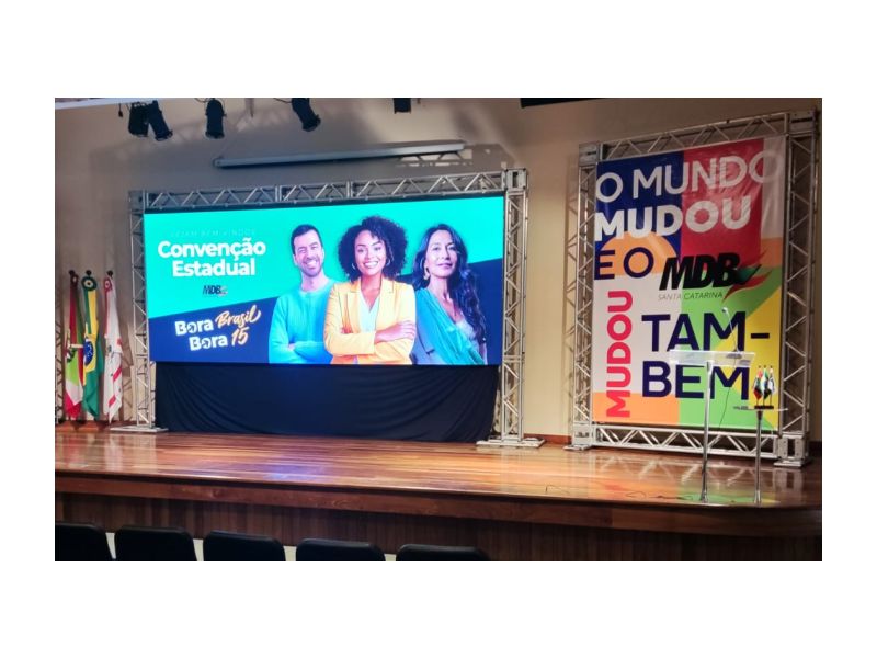 Tudo pronto para a convenção do MDB-SC