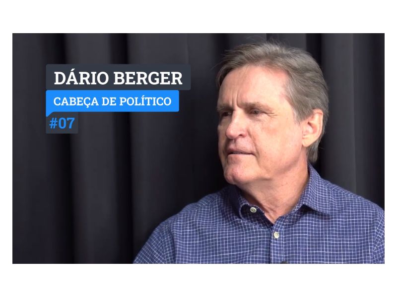 Ex-senador e ex-prefeito de Florianópolis, Dário Berger (PSDB) é o entrevistado de Upiara Boschi no Cabeça de Político