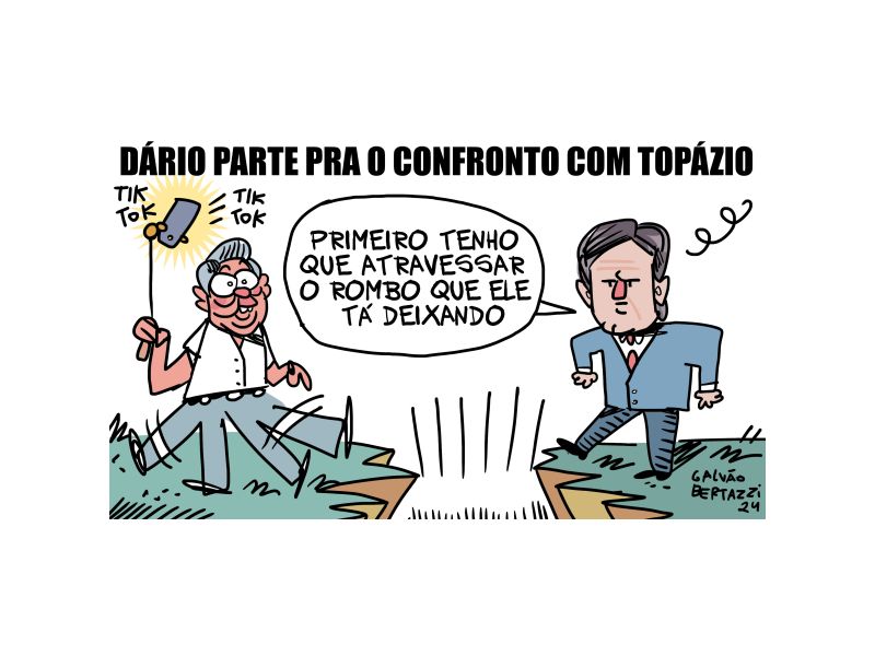 Galvão Bertazzi reinterpreta a entrevista de Dário Berger no Cabeça de Político.