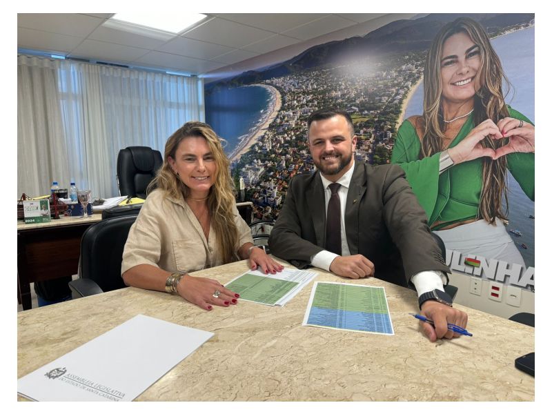 Paulinha incentiva Lucas Neves a ser o candidato do Podemos à prefeito de Lages