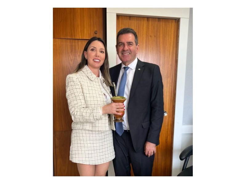 Prefeita de Urupema, Cristiane Pagani (PL) é adversária do MDB no município, mas tem bom relacionamento com lideranças estaduais da sigla