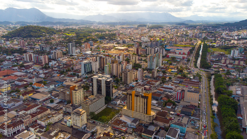 Cidade de Joinville vista de cima