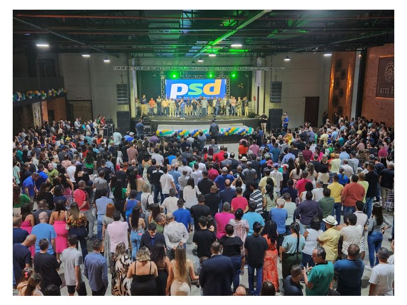 PSD encerra eventos de filiação em Araquari, Norte de SC.