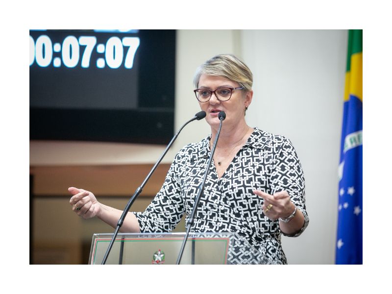 Luciane Carminatti fala sobre a greve dos professores em Santa Catarina