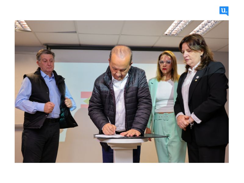Inauguração de obras no Hospital Infantil mostrou alinhamento entre o governador Jorginho e o prefeito Topázio Neto, de Florianópolis