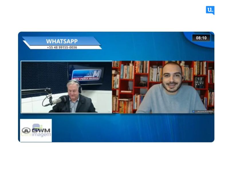 O jornalista político Upiara Boschi é o novo comentarista do Programa João Paulo Messer da Rádio Eldorado, de Criciúma