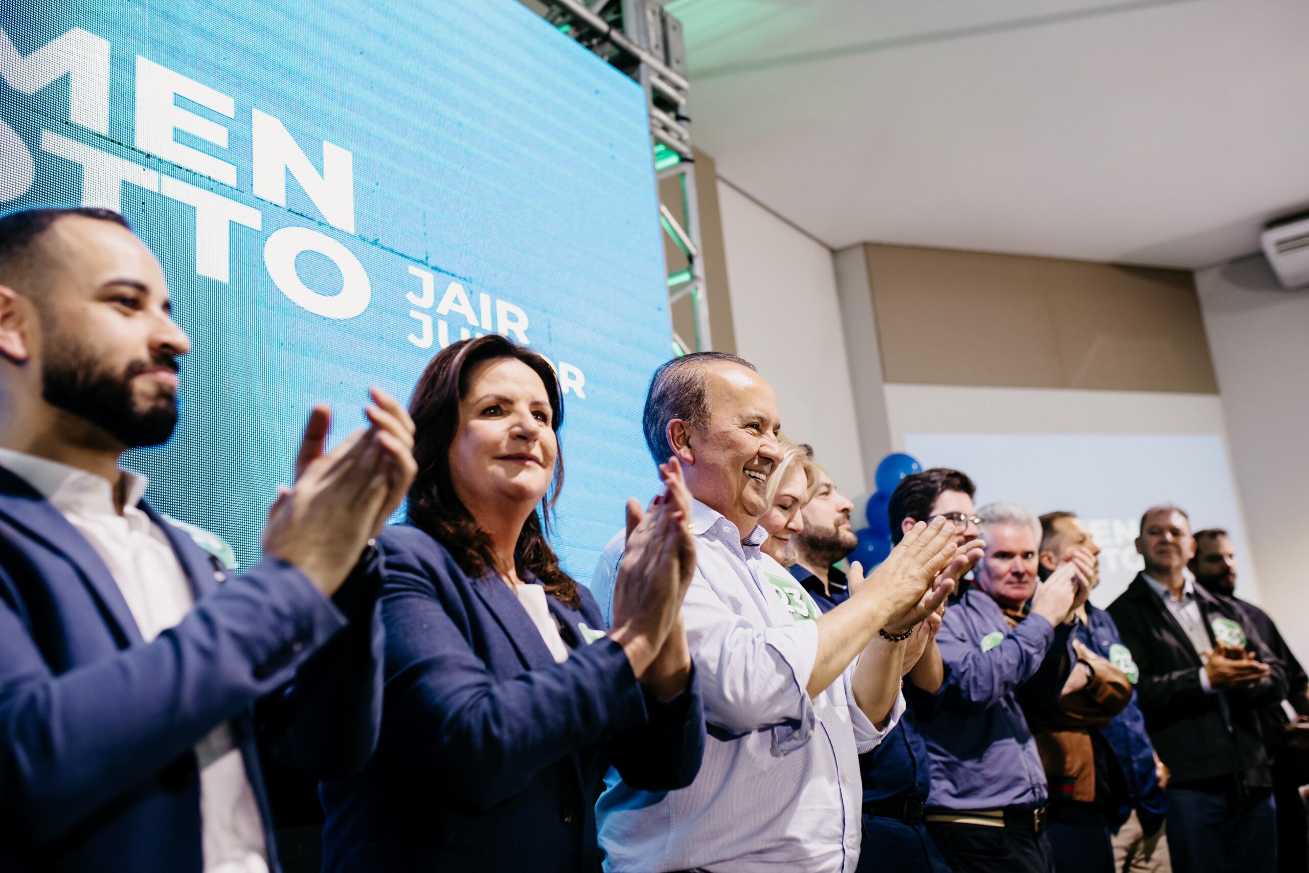 Carmen Zanotto e Jair Júnior confirmados candidatos a prefeita e vice em convenção com a participação do governador Jorginho Mello