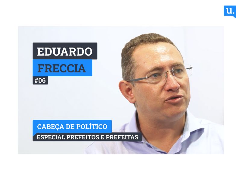 Eduardo Freccia (PL), prefeito reeleito de Palhoça, é o entrevistado no Cabeça de Político