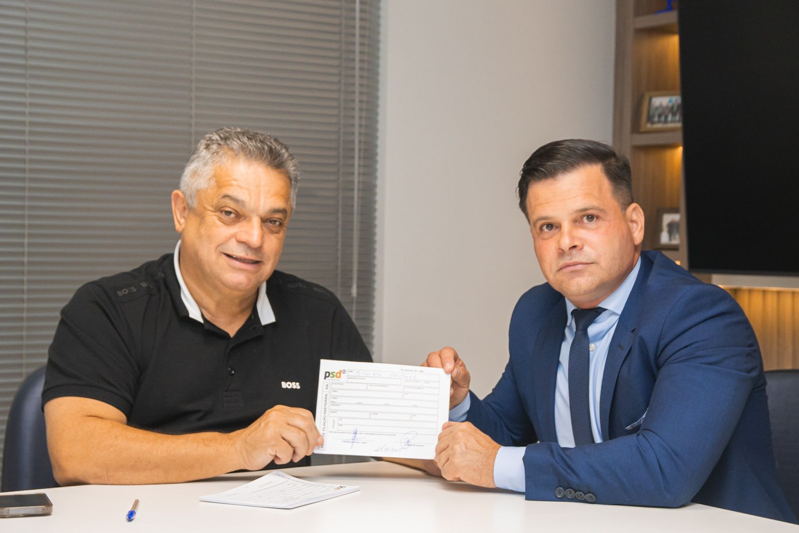Silvinei Vasques assina filiação no PSD com João Rodrigues