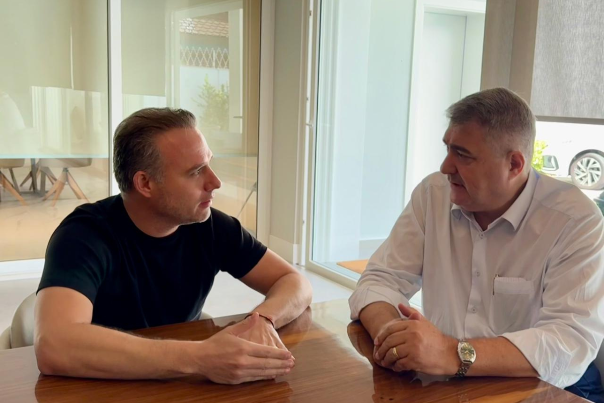 Fábio Schiochet prometeu a Antídio Lunelli a cabeça-de-chapa. Foto: Divulgação.