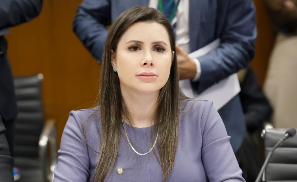 Líder da Minoria na Câmara dos Deputados, Caroline de Toni (PL) cedeu o cargo para o deputado federal Eduardo Bolsonaro
