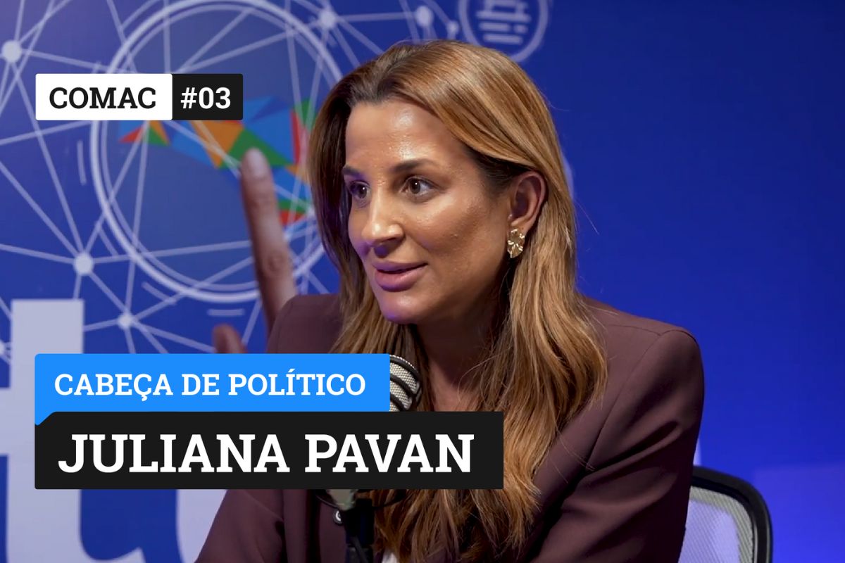 efeita de Balneário Camboriú, Juliana Pavan (PSD) é a entrevistada no Cabeça de Político gravado no Comac-SC