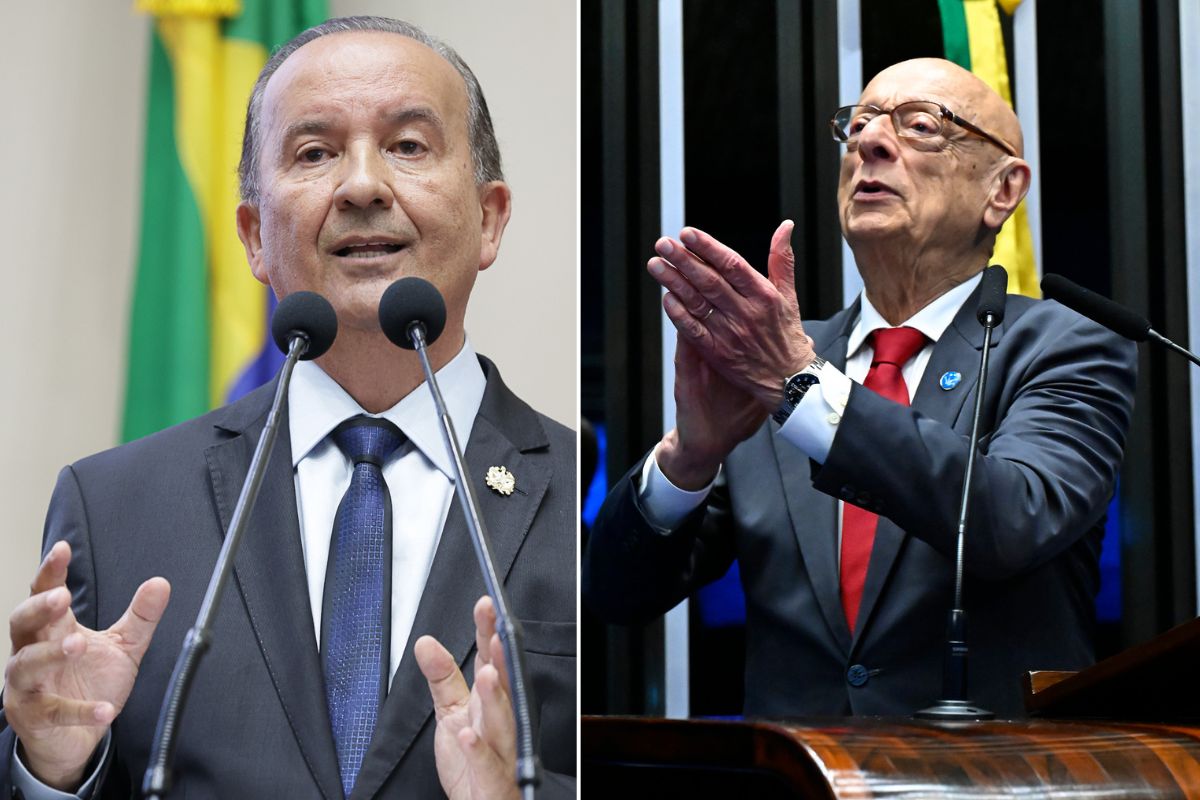Jorginho ao governo e Amin ao Senado: os destaques da pesquisa Futura/Apex. Fotos: Daniel Conzi, Agência AL e Waldemir Barreto, Agência Senado.