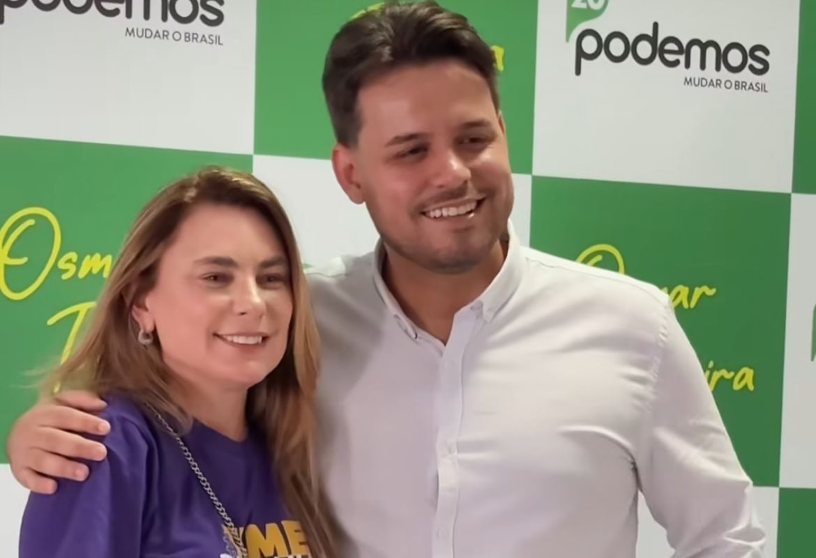 Oficialização da filiação de Osmar Teixeira ao Podemos foi comemorada pela deputada estadual Paulinha, presidente do Podemos-SC