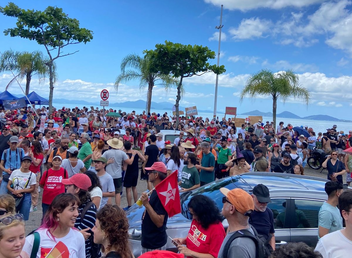 Protestos contra anistia em Florianópolis