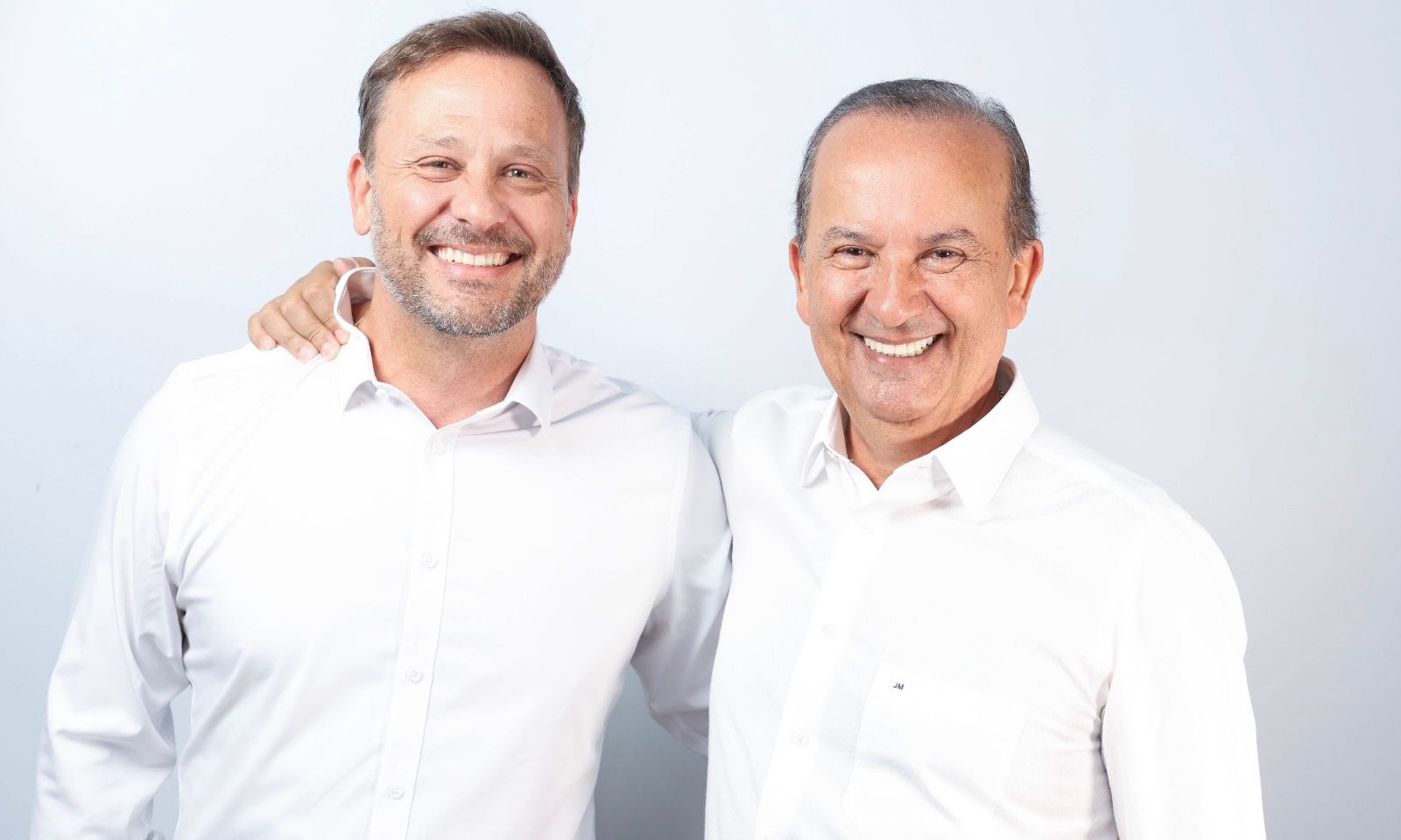 Jorginho e Adriano Silva anunciaram aliança. Foto: Divulgação.