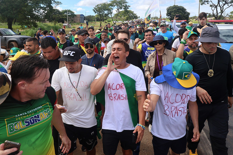 Nikolas Ferreira encerrou caminhada em defesa da anistia a Jair Bolsonaro