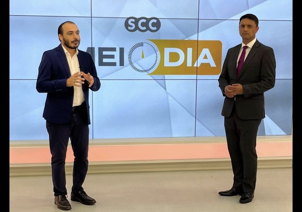 Upiara Boschi e Henrique Zanotto no SCC Meio Dia
