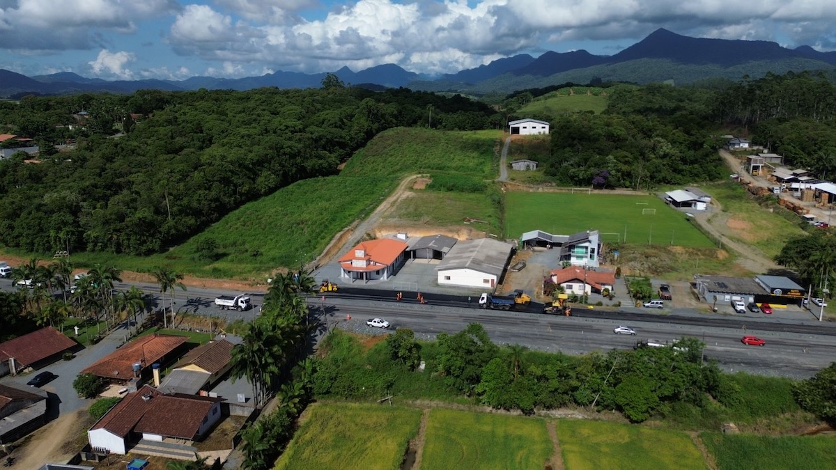Governo de SC avança na duplicação da SC-108 entre Guaramirim e Massaranduba
