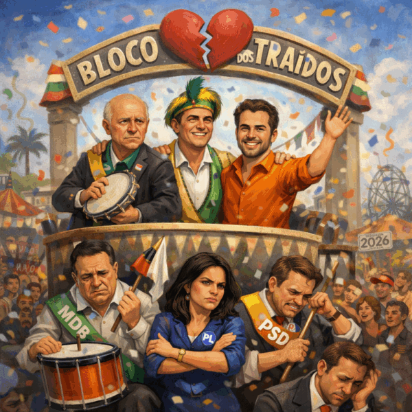 Blocos dos Traidos entra na passarela do samba