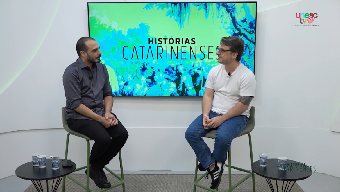 Produção evidencia personalidades que contribuem para o desenvolvimento de Santa Catarina, com entrevistas conduzidas pelo jornalista Upiara Boschi. Foto: Reprodução.