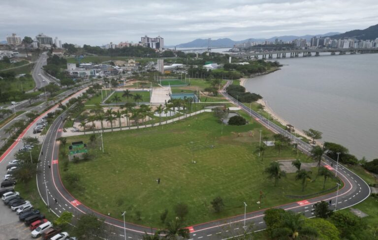 Parque de Coqueiros está na lista de 600 espaços públicos para concessão. Foto: Prefeitura de Florianópolis, Divulgação.