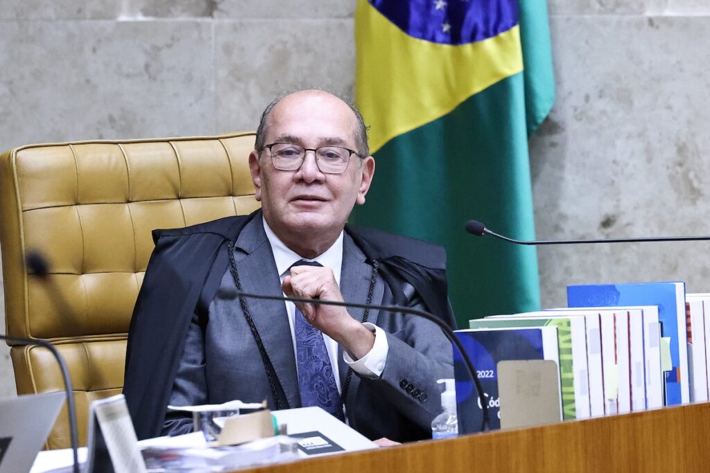 Gilmar Mendes vota contra projeto que proíbe cotas raciais em SC. Foto: Antonio Augusto, STF.