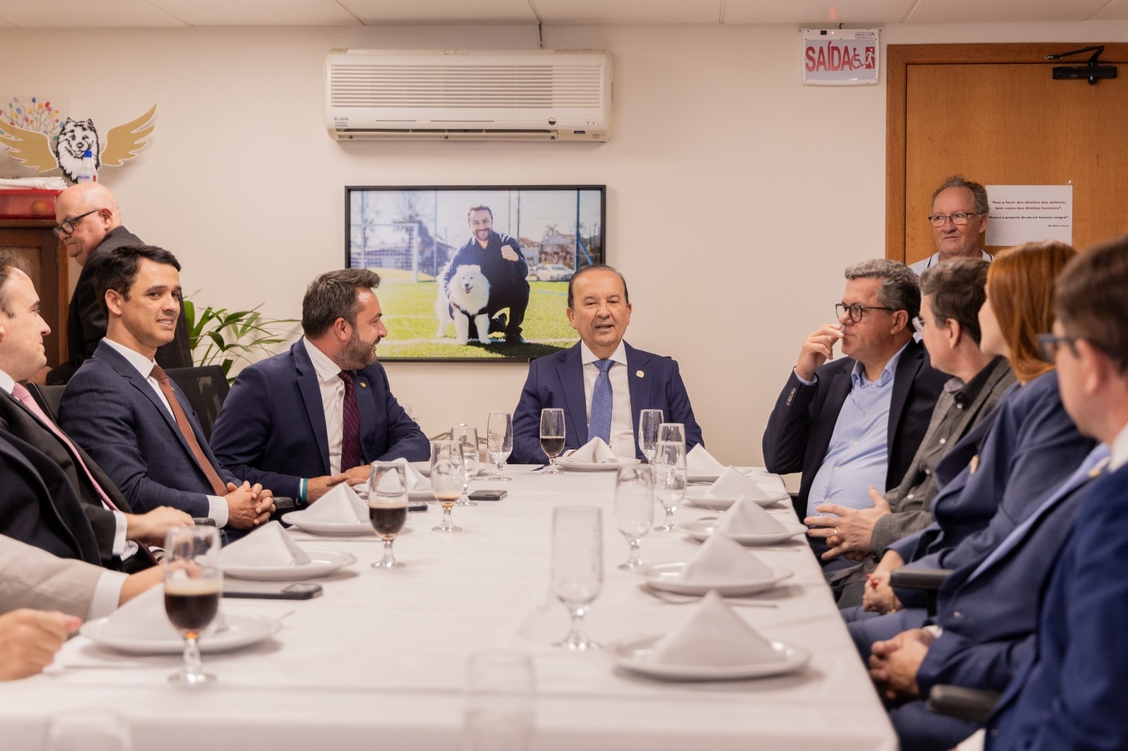 Jorginho Mello na bancada do PL