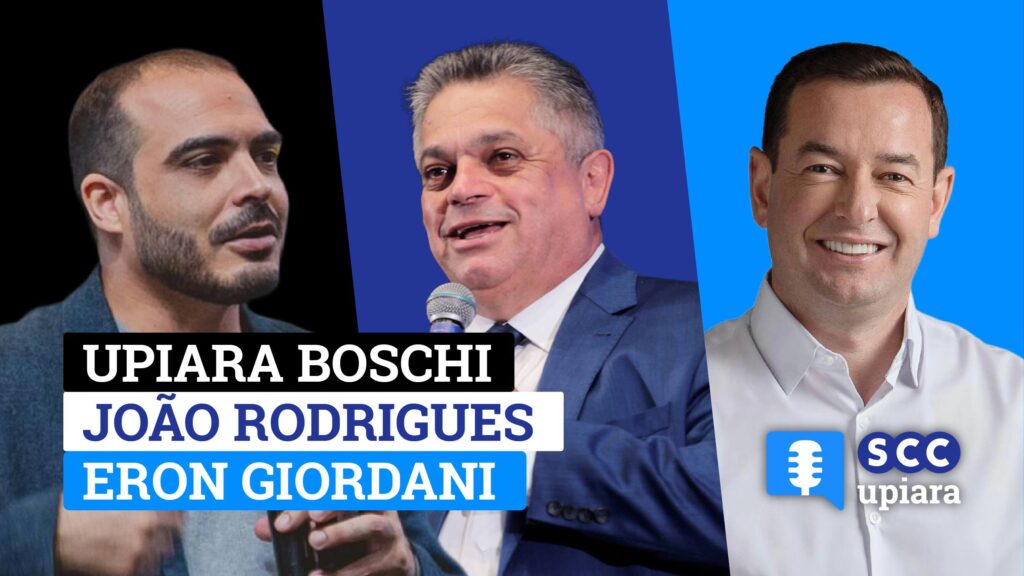 João Rodrigues e Eron Giordani foram os entrevistados no episódio 12 do podcast SCC Upiara, transmitido ao vivo em 20/04/26