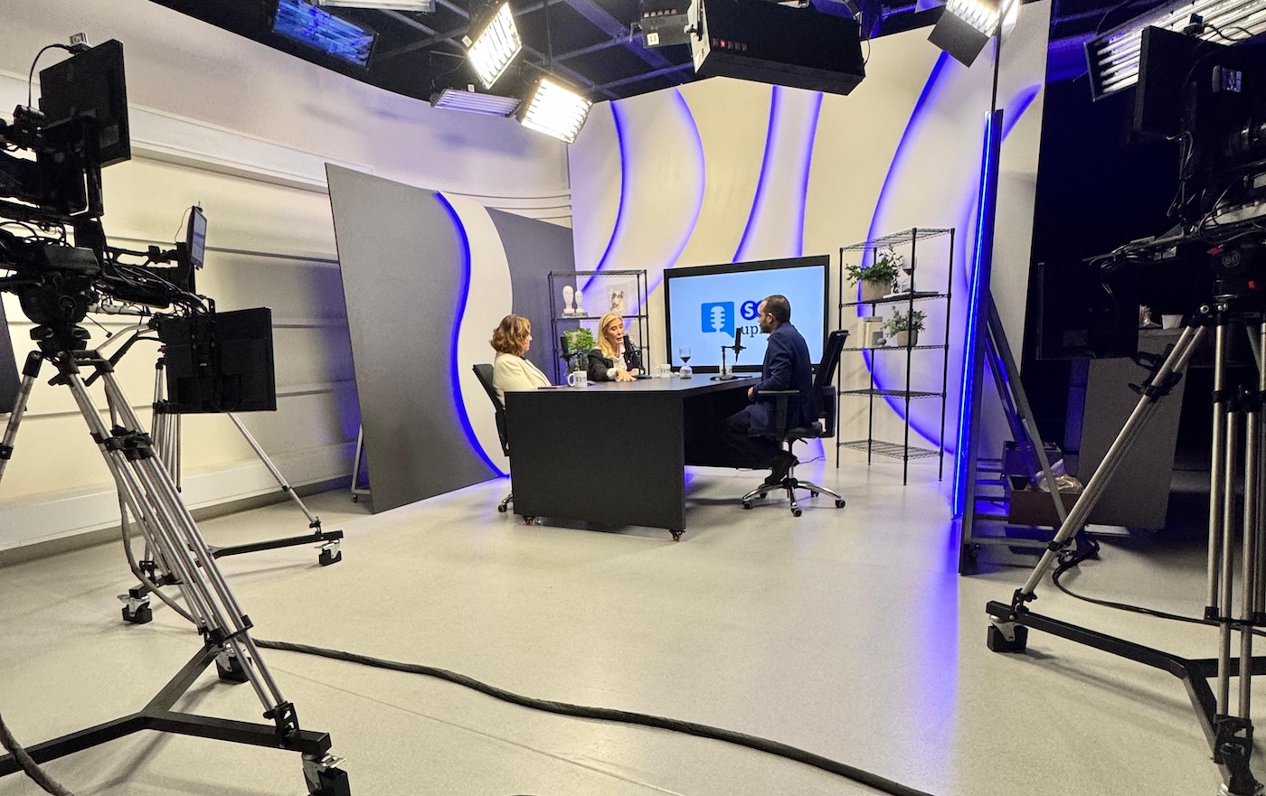 Luciane Ceretta entrevistada no SCC Upiara