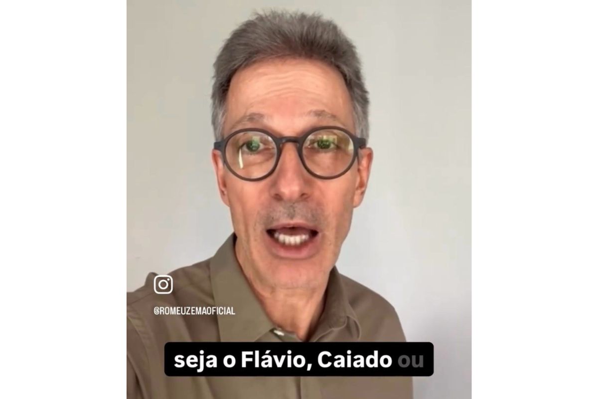 Zema diz que vota em Flávio Bolsonaro em eventual segundo turno