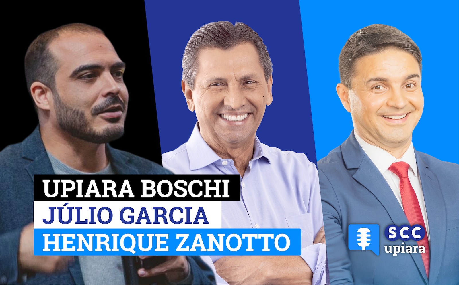 Júlio Garcia no podcast SCC Upiara
