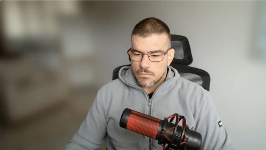 Marcelo Brigadeiro desmentiu em live que vá deixar a pré-candidatura ao governo de SC. Foto: Reprodução.